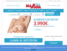 Tablet Screenshot of clinicamassana.com